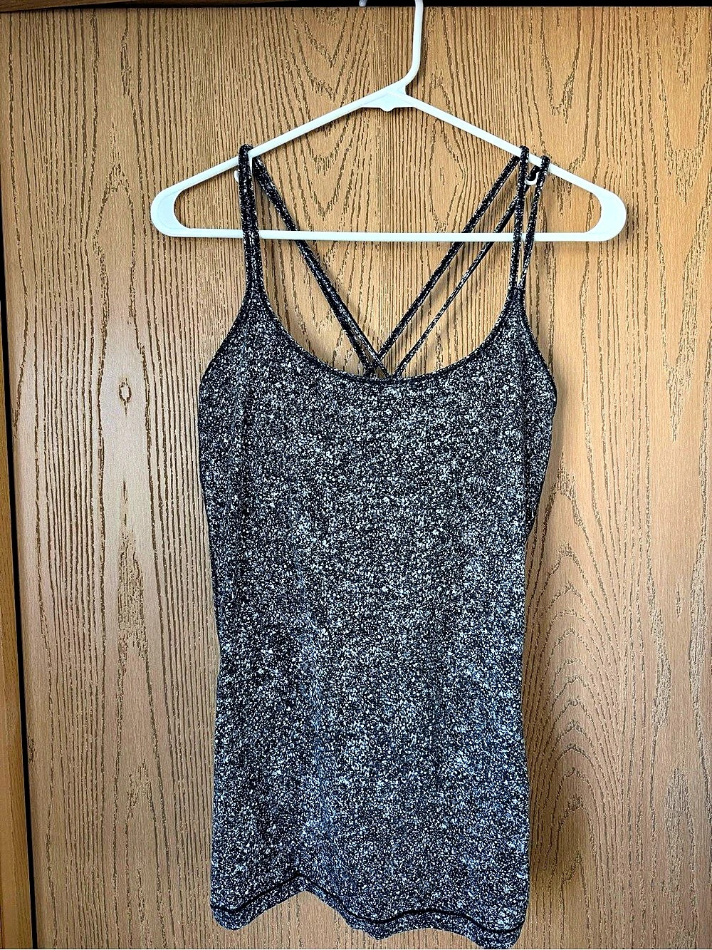 Lululemon Strap It Like It's Hot Tank Black & Silver